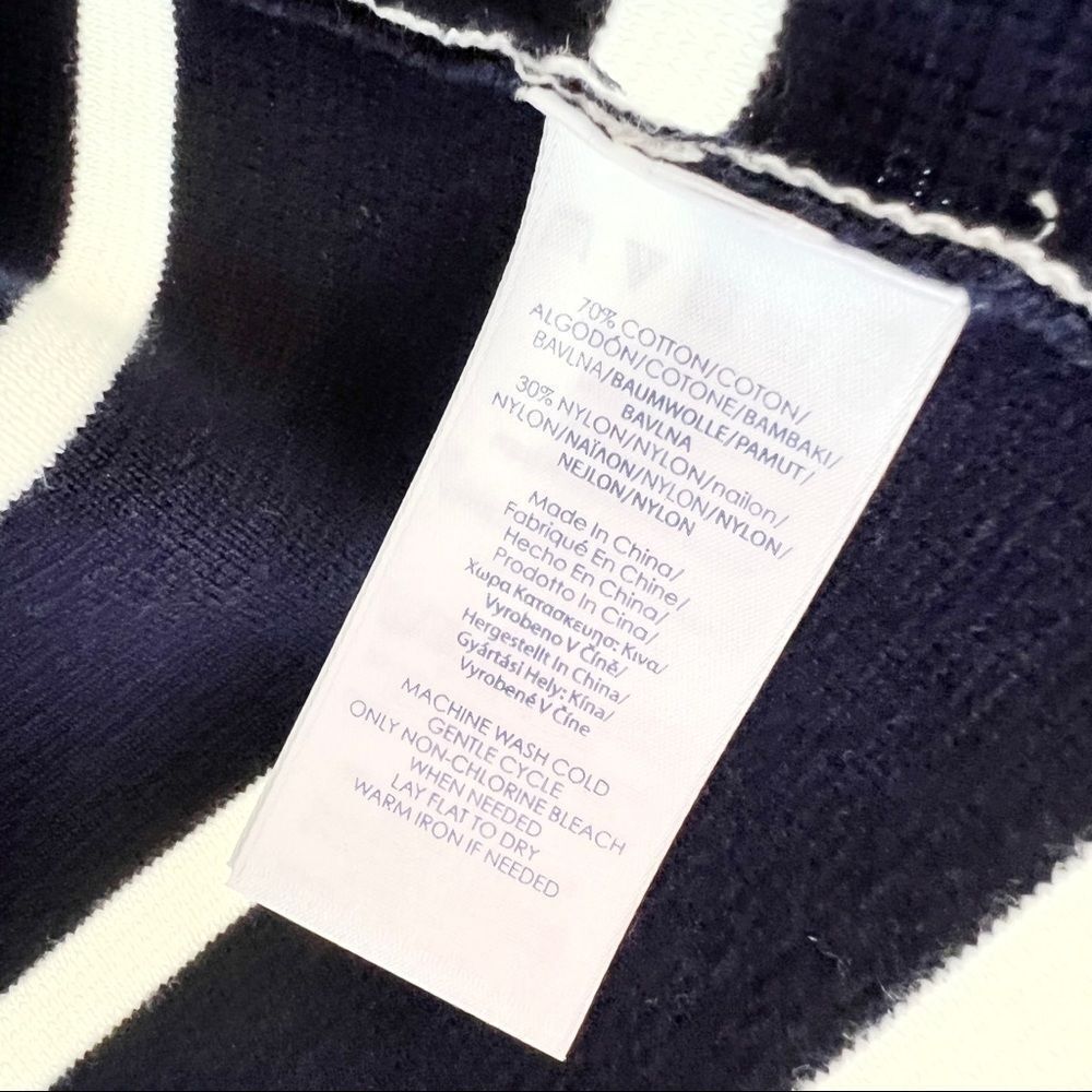 Chaps Striped Knit Soft Jacket - image 3